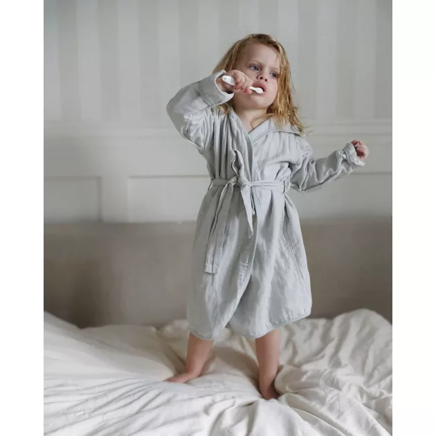 Mininor biopamut fürdőköpeny 24-36 hó - barack