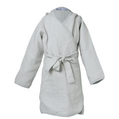 Mininor biopamut fürdőköpeny 24-36 hó - szürke