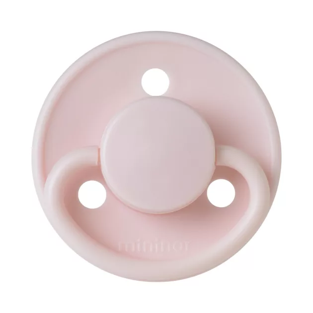 Mininor szilikon cumi 0hó+ 2 db - rózsaszín
