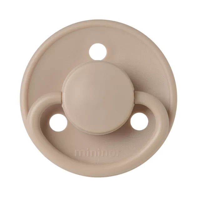 Mininor szilikon cumi 12hó+ 2 db - bézs