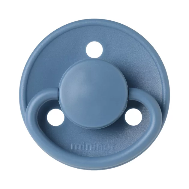 Mininor szilikon cumi 12hó+ 2 db - égkék