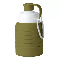 Mininor összecsukható szilikon kulacs 200/500ml - moha