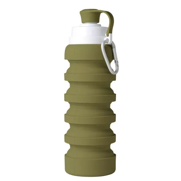 Mininor összecsukható szilikon kulacs 200/500ml - moha