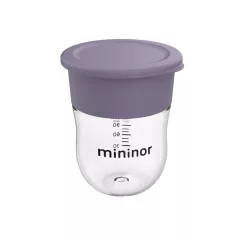 Mininor 360° tanuló pohár 220 ml - lila