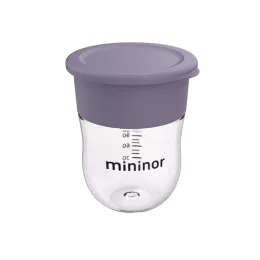 Mininor 360° tanuló pohár 220 ml - lila