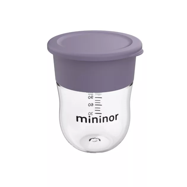 Mininor 360° tanuló pohár 220 ml - lila