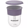 Mininor 360° tanuló pohár 220 ml - lila