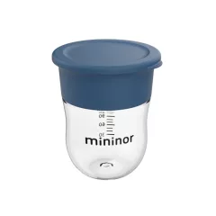 Mininor 360° tanuló pohár 220 ml - kék