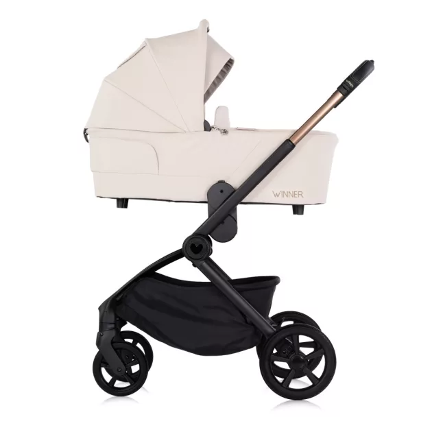 Chipolino Winner 2in1 újszülött babakocsi 22 kg-ig -  Cashmere