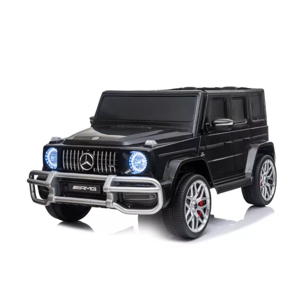 Chipolino Mercedes AMG G63 elektromos autó 2 üléssel - black leather