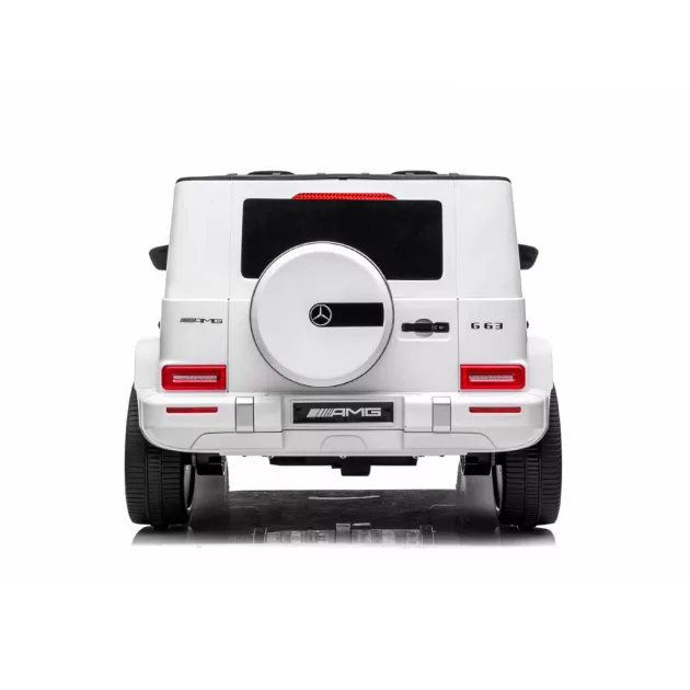 Chipolino Mercedes AMG G63 elektromos autó 2 üléssel - white leather