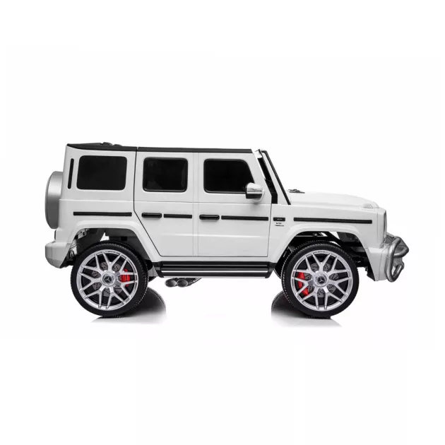 Chipolino Mercedes AMG G63 elektromos autó 2 üléssel - white leather
