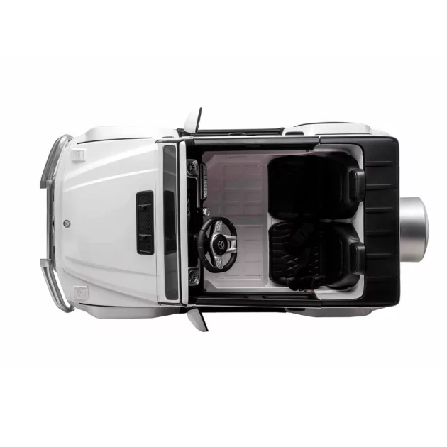 Chipolino Mercedes AMG G63 elektromos autó 2 üléssel - white leather