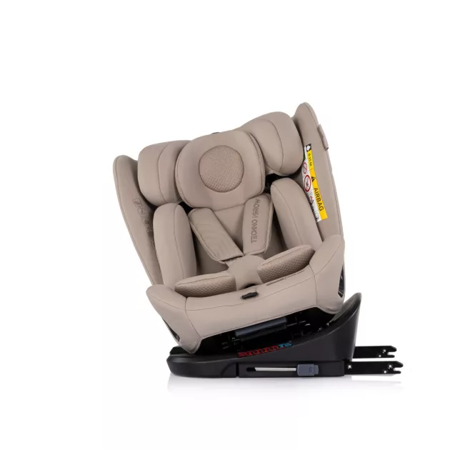 Chipolino Techno iGrow autósülés Isofix 40-150cm - latte