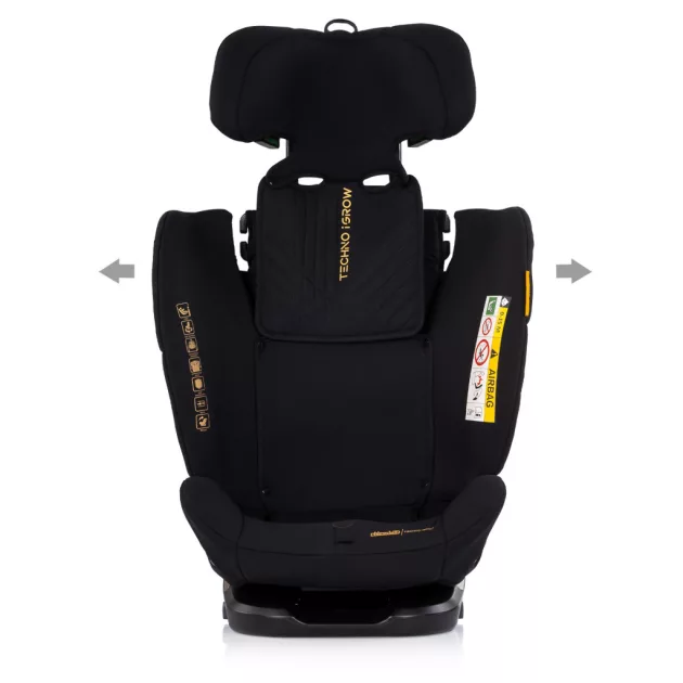 Chipolino Techno iGrow autósülés Isofix 40-150cm - noir