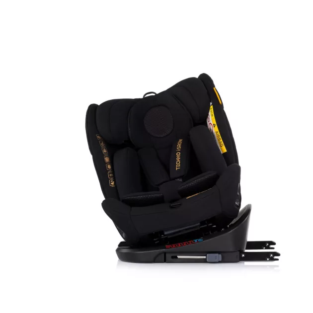 Chipolino Techno iGrow autósülés Isofix 40-150cm - noir