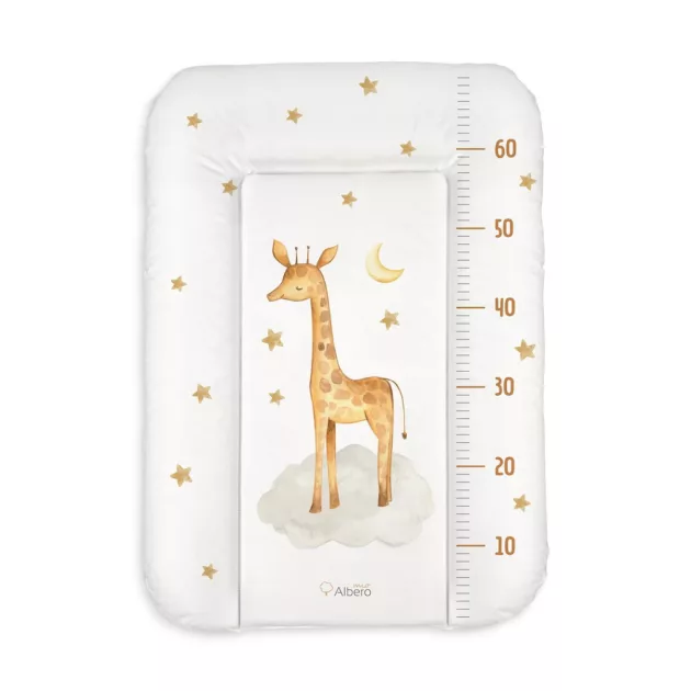 Albero Mio lapos, puha pelenkázó lap 70 cm - MP70 448 Lulu Giraffe