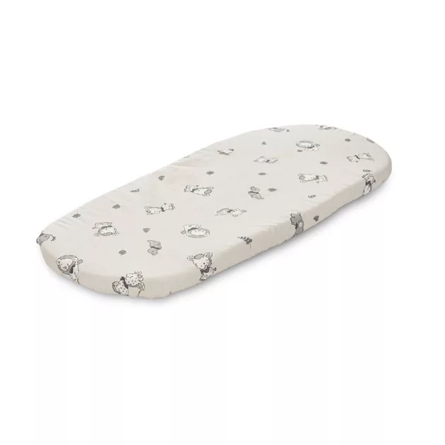 Lorelli gumis lepedő 90x50 cm mózeskosárba - Beige