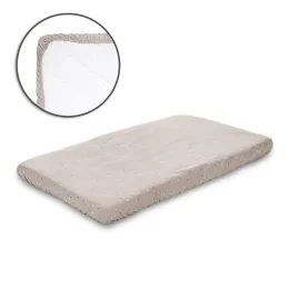 Lorelli gumis lepedő 98x65 cm babaöbölbe - Beige Sky