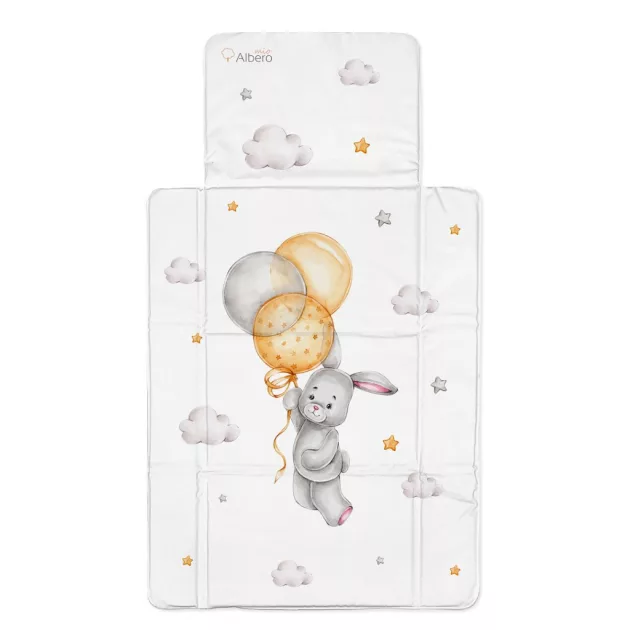 Albero Mio összehajtható pelenkázó lap utazáshoz - 420 Bunny