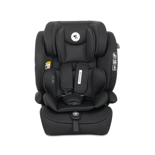 Lorelli Adventure autósülés i-Size 76-150cm - Black (doboz nélküli)