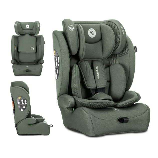 Lorelli Adventure autósülés i-Size 76-150cm - Green (doboz nélküli)