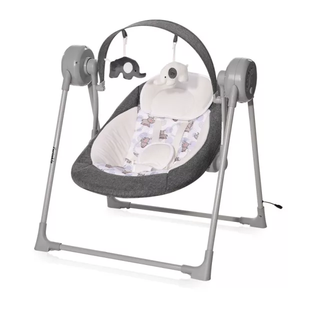 Lorelli Twinkle elektromos babahinta - Grey Rhino