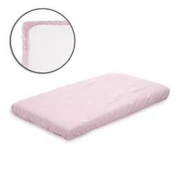   Lorelli gumis lepedő 98x65 cm babaöbölbe - Little Bear Pink