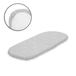 Lorelli gumis lepedő 90x50 cm mózeskosárba - grey