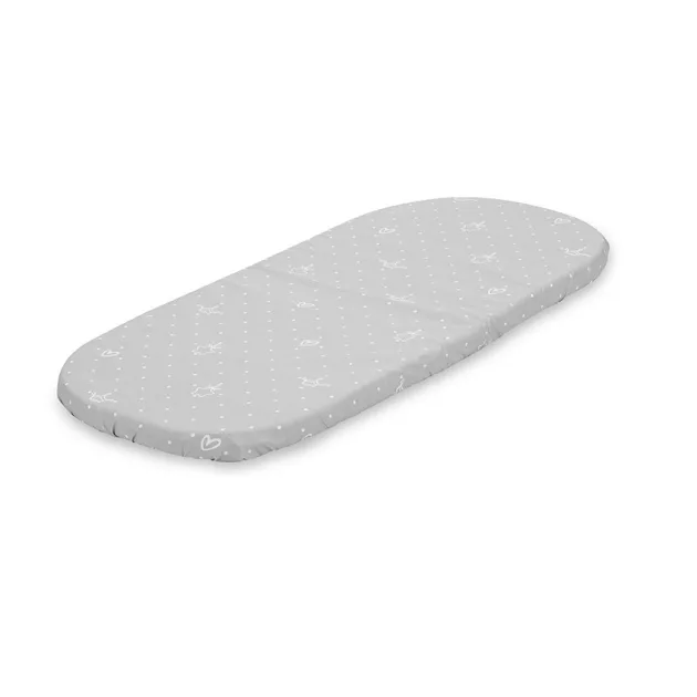 Lorelli gumis lepedő 90x50 cm mózeskosárba - grey