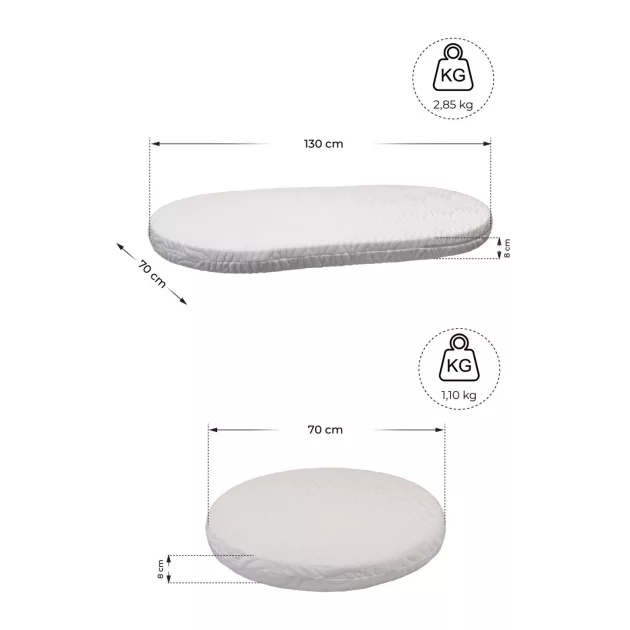 Espiro Oasis Fa kiságy - 08 Cashmere