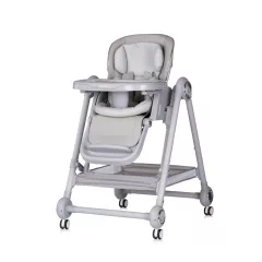   Chipolino Melba 2in1 multifunkciós etetőszék és hinta - platinum