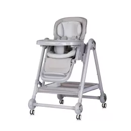   Chipolino Melba 2in1 multifunkciós etetőszék és hinta - platinum
