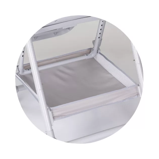 Chipolino Melba 2in1 multifunkciós etetőszék és hinta - platinum