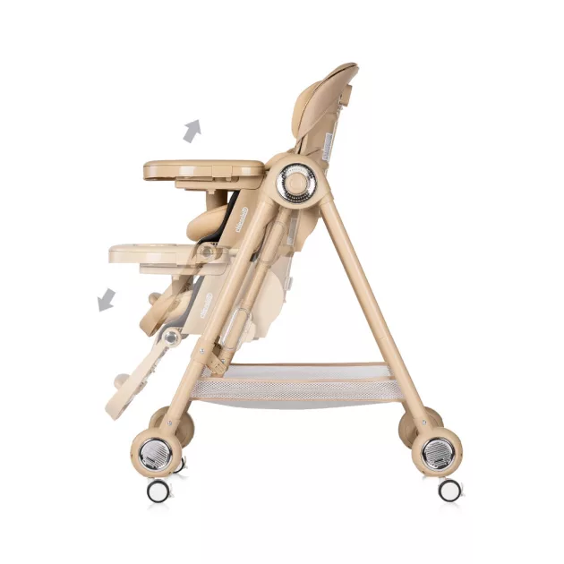 Chipolino Melba 2in1 multifunkciós etetőszék és hinta - latte