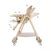 Chipolino Melba 2in1 multifunkciós etetőszék és hinta - latte
