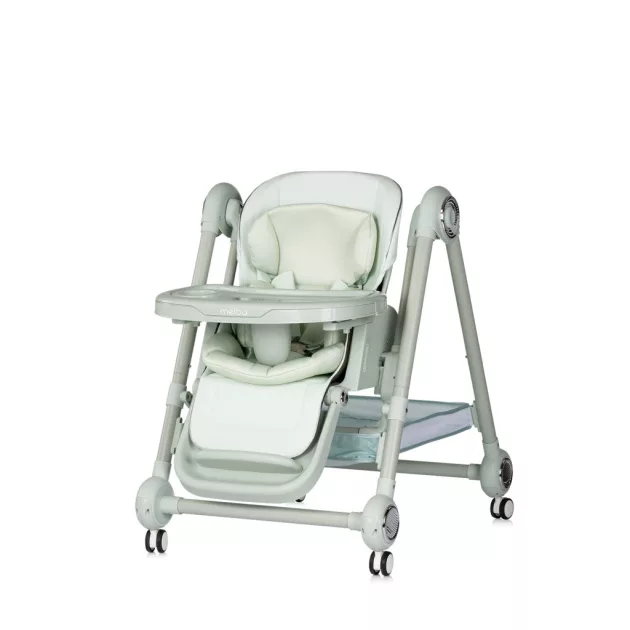 Chipolino Melba 2in1 multifunkciós etetőszék és hinta - matcha