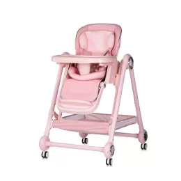   Chipolino Melba 2in1 multifunkciós etetőszék és hinta - powder pink
