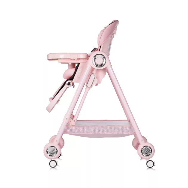 Chipolino Melba 2in1 multifunkciós etetőszék és hinta - powder pink