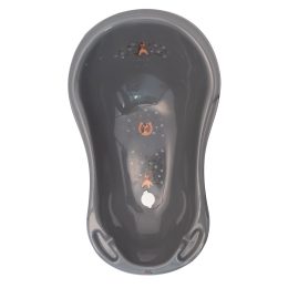   Maltex Babakád leeresztő dugóval, lovacska, Minimal, 84 cm, steel grey