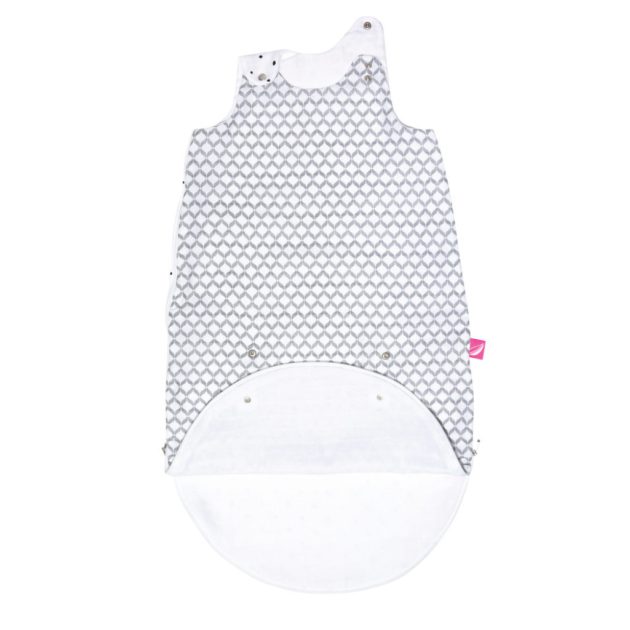 MOTHERHOOD Hálózsák 2in1 Zip a Round Muszlin 3-18 hó 0,5 tog - Grey Classics