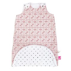   MOTHERHOOD Hálózsák 2in1 ZIP-A-Round Bézs muszlin 3-18hó 0,5 tog - Pink Classics