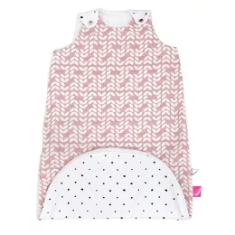   MOTHERHOOD Hálózsák 2in1 ZIP-A-Round Bézs muszlin 3-18hó 0,5 tog - Pink Classics