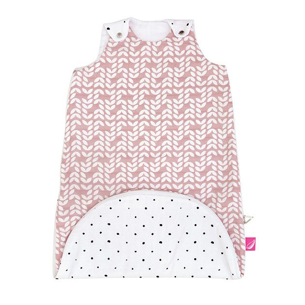 MOTHERHOOD Hálózsák 2in1 ZIP-A-Round Bézs muszlin 3-18hó 0,5 tog - Pink Classics