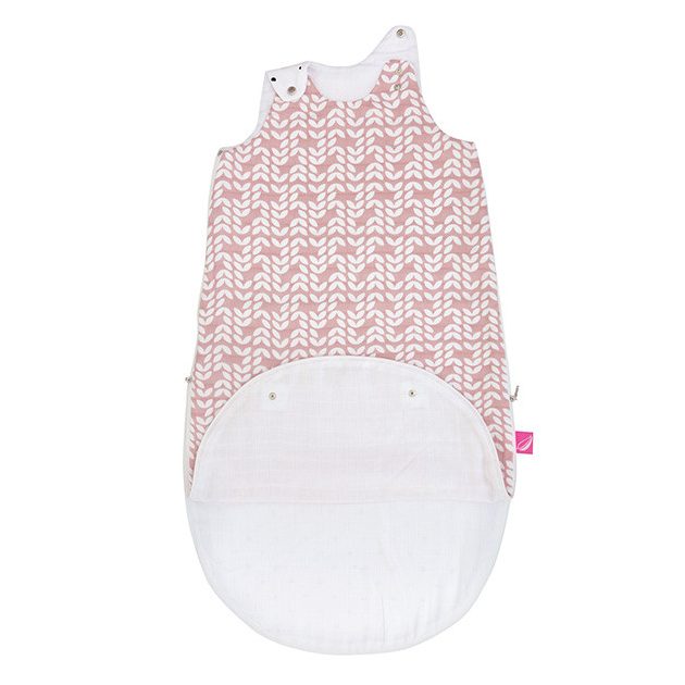 MOTHERHOOD Hálózsák 2in1 ZIP-A-Round Bézs muszlin 3-18hó 0,5 tog - Pink Classics