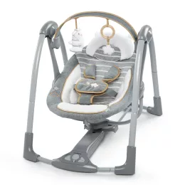   INGENUITY Átalakítható utazó hinta dallamokkal Bella Teddy™ 0m+ 9kg-ig