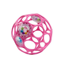OBALL játék, Csörgő, 10 cm, dark pink, 0 hó+