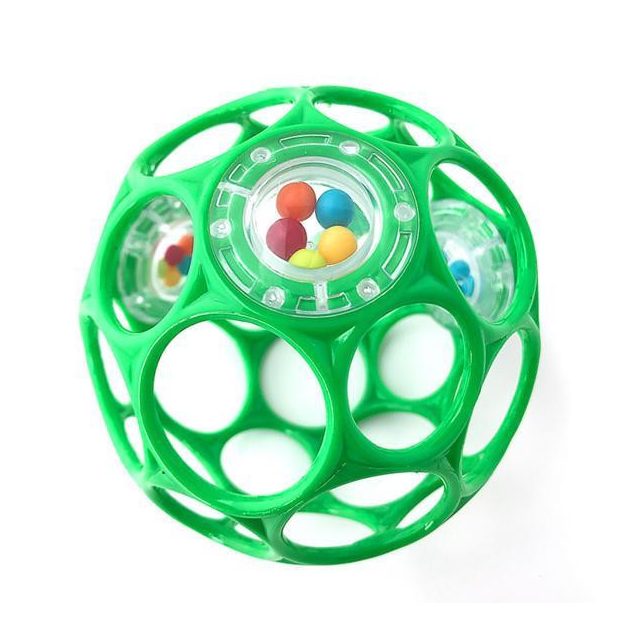 Bright Starts játék, Oball Rattle, 10 cm, Seafoam