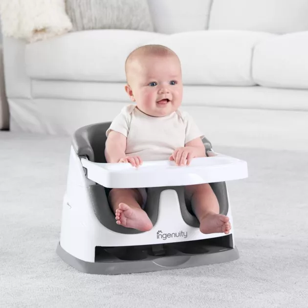 INGENUITY Ülésmagasító 2in1 Baby Base Slate 6hó+, 22kg-ig