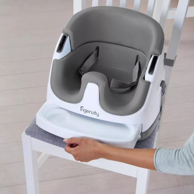 INGENUITY Ülésmagasító 2in1 Baby Base Slate 6hó+, 22kg-ig